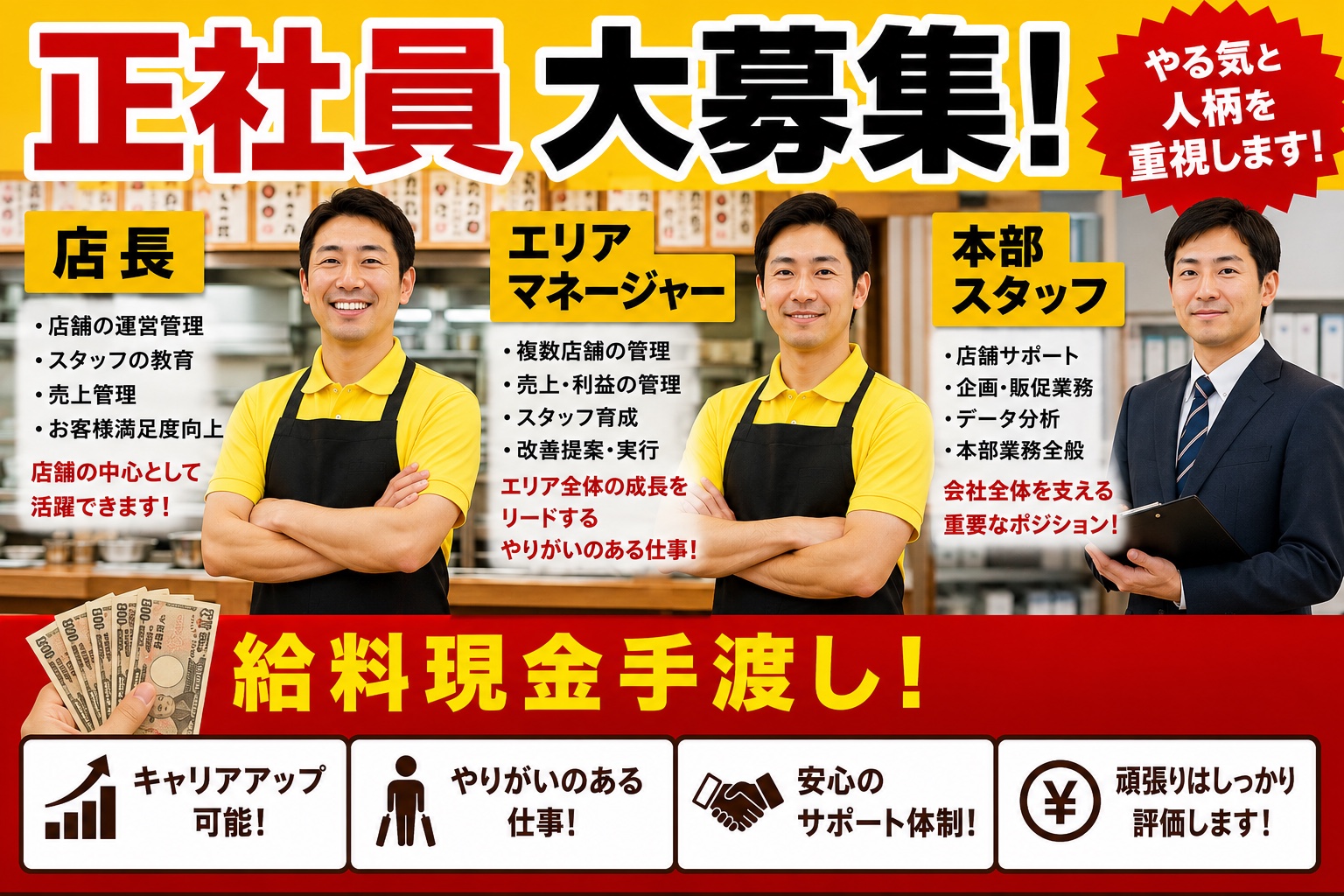 わが家の食堂 正社員大募集